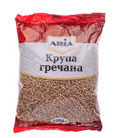 Крупа гречана фасована 1кг ТМ ARIA